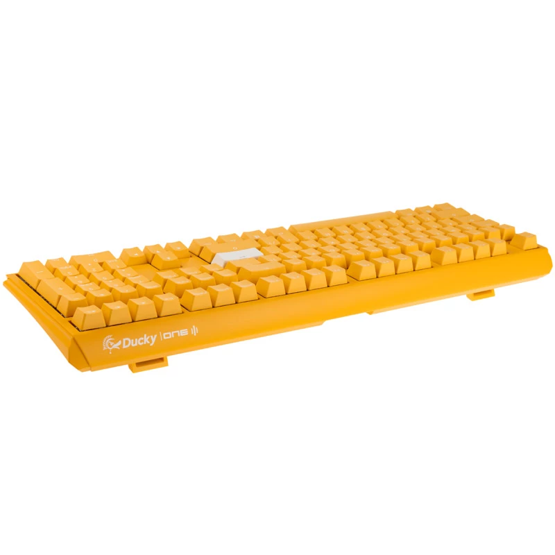 Ducky One 3 klaviatūra, žaidimų, USB, QWERTY, anglų, geltona