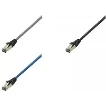 LogiLink CQ8076S RJ45 tinklo kabelis, jungiamasis kabelis CAT 8.1 S/FTP 5,00 m mėlynas, be halogenų, 1 vnt.