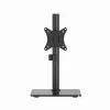 Monitoriaus stalo stovas GEMBIRD MS-D1ST-03 pilno judesio 17–32 colių ekranams, plieninis, juodas, VESA 75x75–100x100, 9 kg