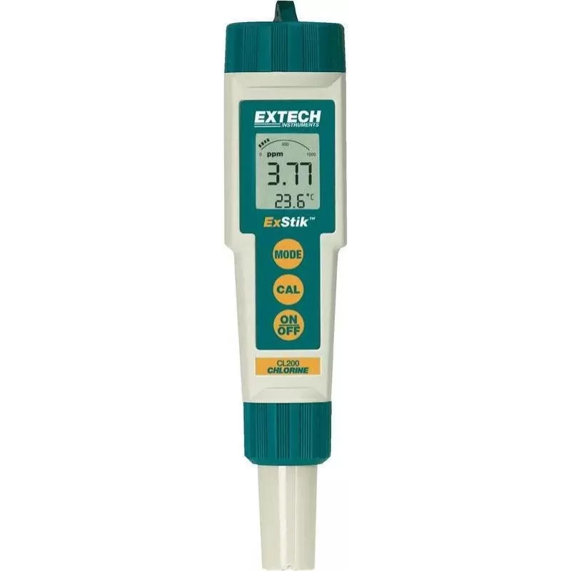 EXTECH CL200 Chlor-Messstick ExStik™, CL200 1 ºC -5 iki +90 ºC (CL200)