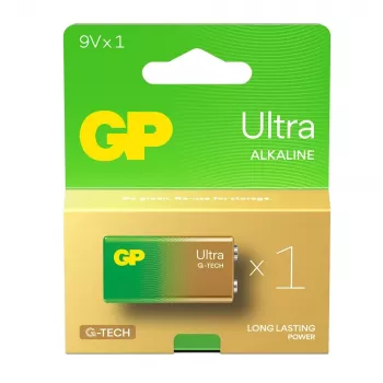 ŠARMINĖ BATERIJA 6LR61 9V GP ULTRA 1 VNT.