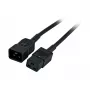 EFB-Elektronik IEC maitinimo ilgintuvo kabelis C20 180° - C19 180°, juodas, 1,8 m, 3 x 1,50 mm² Gamintojas: EFB Elektronik (EK519.1,8)