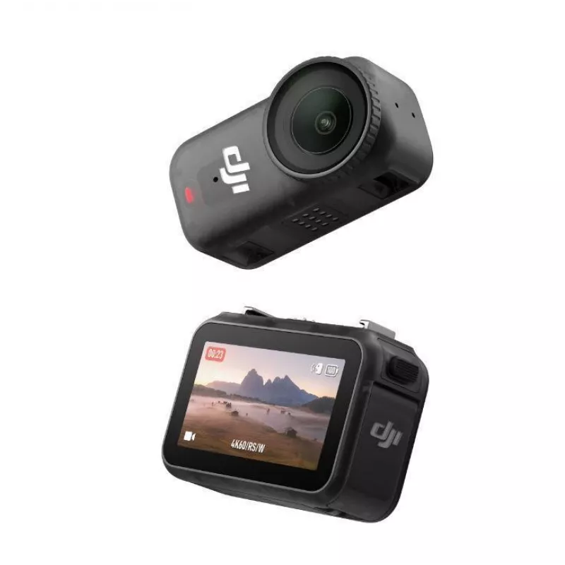 Action camera DJI Osmo nano — 35 MP CMOS, 4K Ultra HD (3840×2880), 120 kadrų/s, 143° matymo laukas, 4,98 cm ekranas, Wi‑Fi, MicroSD, 0,052 kg