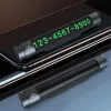 Laikina automobilio stovėjimo kortelė Tellur TLL171251 — metalinė juoda, rodo du telefono numerius