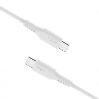 USB-C į USB-C fiksuotas kabelis FIXED FIXDLS-CC2-WH, 2 m, 60 W