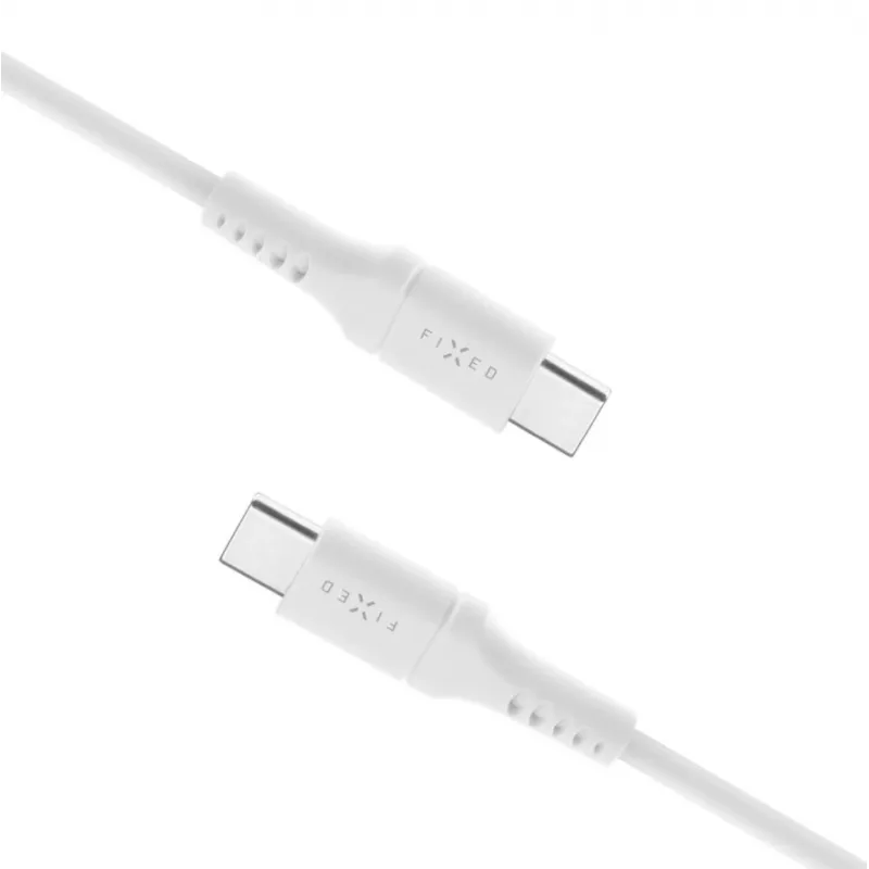 USB-C į USB-C fiksuotas kabelis FIXED FIXDLS-CC2-WH, 2 m, 60 W