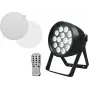 LED PAR šviestuvas EUROLITE 14x8W QCL — scenos PAR lempa, 14 šviesos diodų × 8 W, šalta balta / spalvų maišymas