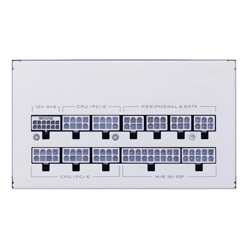 Maitinimo blokas Lian Li SX Series 80 PLUS Platinum visiškai modulinis PCIe 5.1 ATX 3.1 1 200 W
