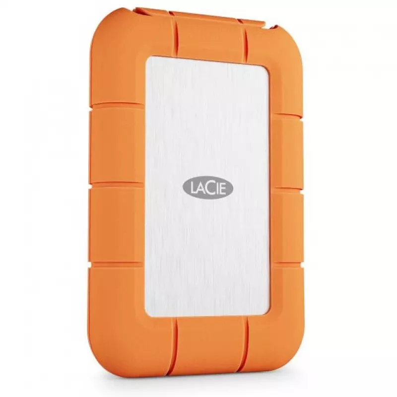 Išorinis SSD LaCie STND4000400 4 TB USB4 Gen 3x2 Thunderbolt USB Type-C, oranžinis / nerūdijantis plienas