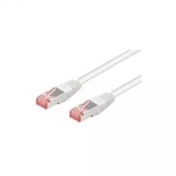 Wentronic Goobay CAT 6 komutacinis kabelis, S/FTP (PiMF), baltas, 50 m - LSZH be halogenų, varis (93510)