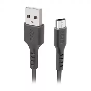 SBS TECABLEMICRO2K 2m USB A Mikro USB B Vyriškas Vyriškas Juodas USB Kabelis (TEKabelMICRO2K)