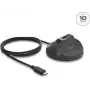 DELOCK magnetinis stovas USB Type-A lizdas į USB Type-C kištuką 10 Gbps prijungimo kabelis 1,2 m (64365)