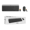 Klaviatūros ir pelės rinkinys Logitech MK470 plonas Combo
