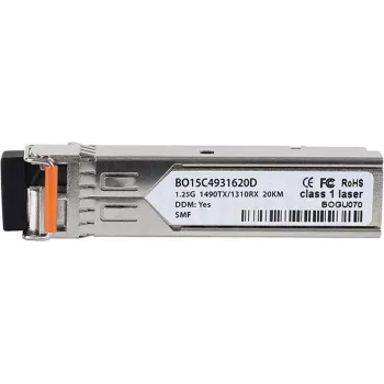 BlueOptics V50017-U412-K500-BO šviesolaidinis tinklo siųstuvo-imtuvo modulis 1250 Mbit/s SFP 1310 nm (V50017-U412-K500-BO)