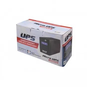 UPS NUTRAUKIAMAS MAITINIMO ŠALTINIS VOLT POLSKA MICRO 1000VA 600W 1x9ah