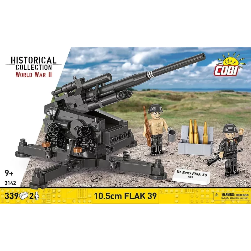 Konstruktorius Cobi Blocks 10,5 cm Flak 39 — 339 detalės