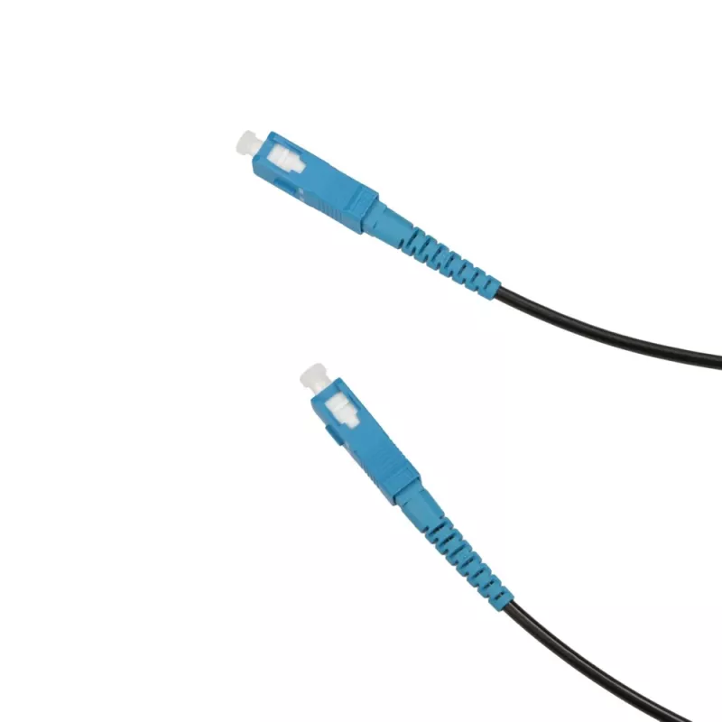 Extralink SC/UPC-SC/UPC Patch Cord, apvalus, kabantis, vienmodis, simplex, G.657A2, 80m