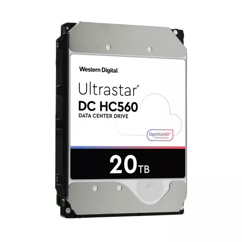 WD Ultrastar DC HC560 - Festplatte - 20TB - intern - 3.5 (8,9 cm) - SATA 6Gb/s - 7200 U/min - Puffer: 512MB (0F38785)