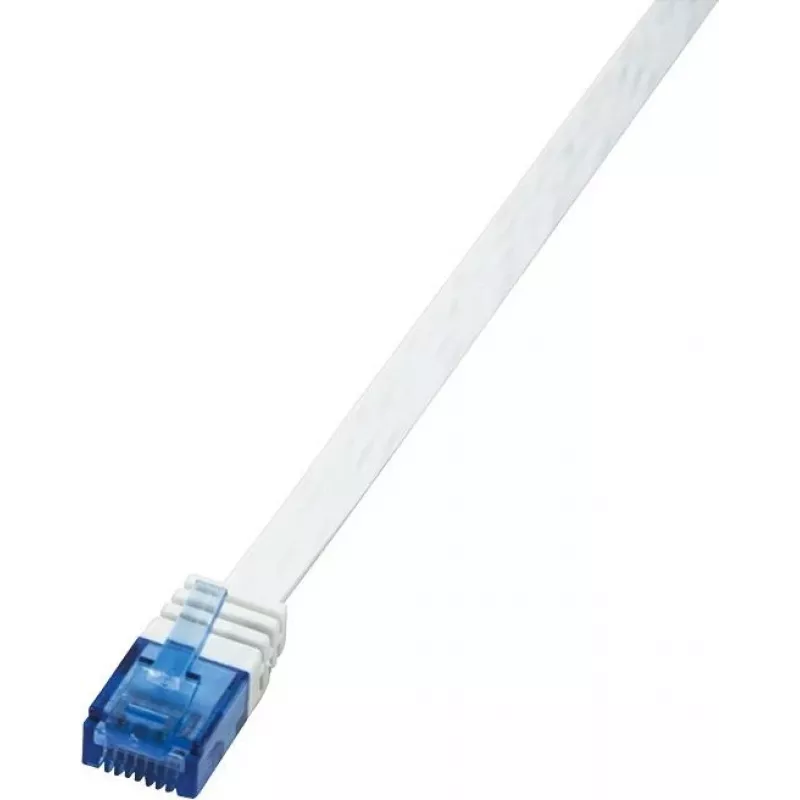 Logilink SlimLine - komutacinis kabelis - RJ-45 (M) - RJ-45 (M) - 1 m - UTP - CAT 6 - Balta (CF2031U)