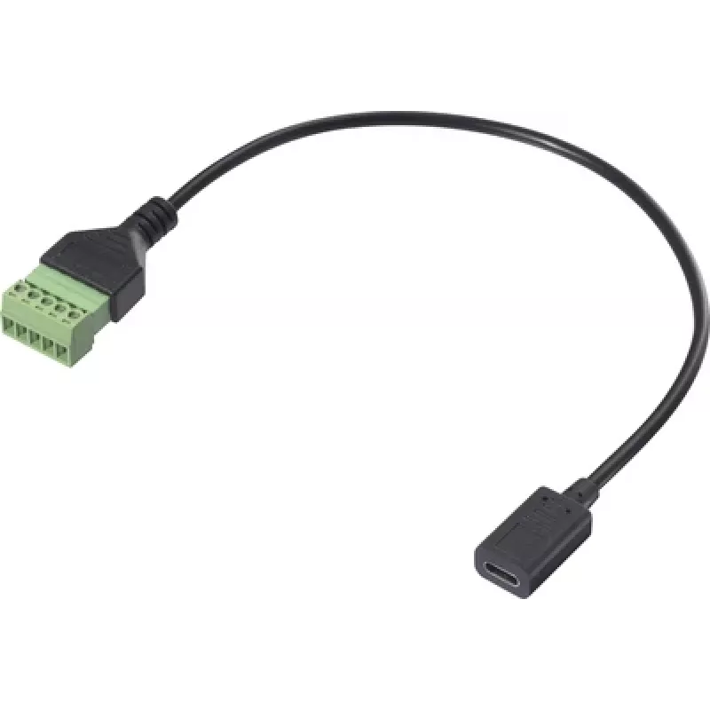 Renkforce USB-C adapterio laidas [1 lizdas - 1 gnybtų jungtis] RF-6443954 30 cm (RF-6443954)