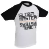 Global Masters T-Shirt GM Text - Balta (XXL)
