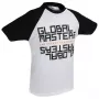 Global Masters T-Shirt GM Text - Balta (XXL)