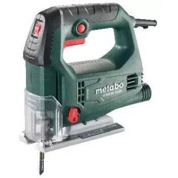 Siaurinis pjūklas Metabo STEB 65 Quick — orbitinis eiga, beraktis geležtės keitimas, 650 W