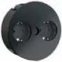 Bachmann TWIST - 2 m - 2 kintamosios srovės išėjimai - Vidaus - Metalas - Plastikas - Juoda - 42,5 mm