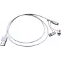 ROLINE 11.02.8329 USB kabelis 1 m USB 2.0 USB A Micro-USB B Baltas (11.02.8329)