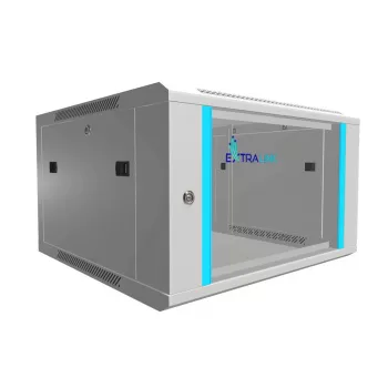 Extralink Rackmontinė spinta 6U 600x600 Pilka sieninė