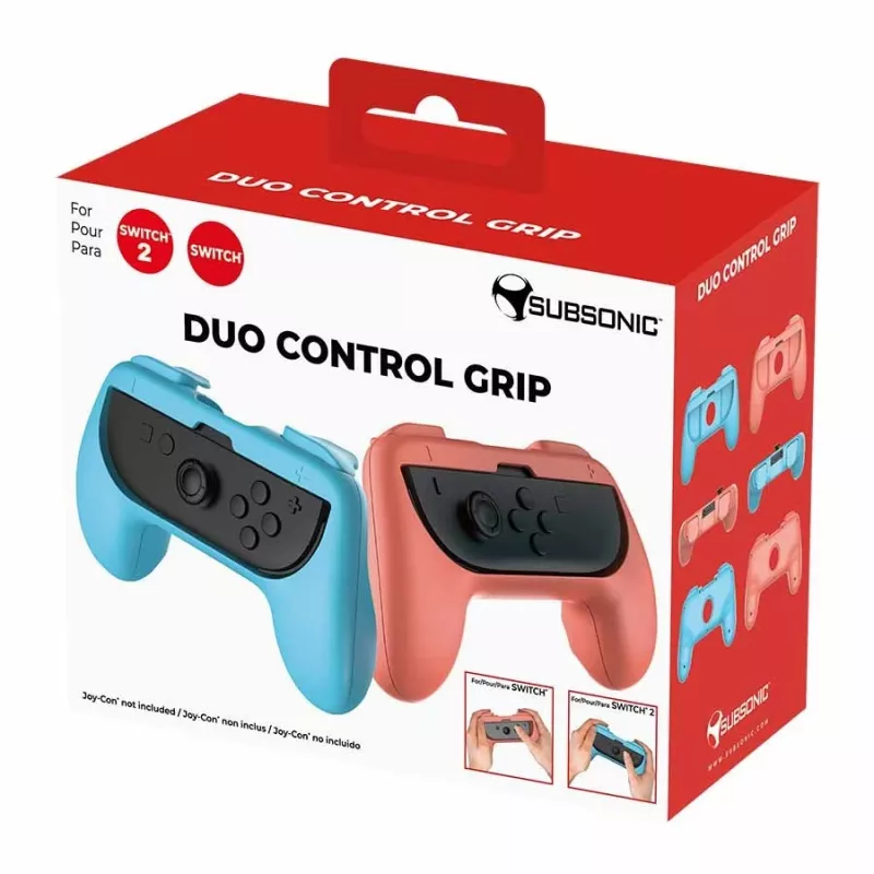 Valdiklio rankena Subsonic Joy-Cons komforto rankena Switch & Switch 2 rožinė turkio spalvų