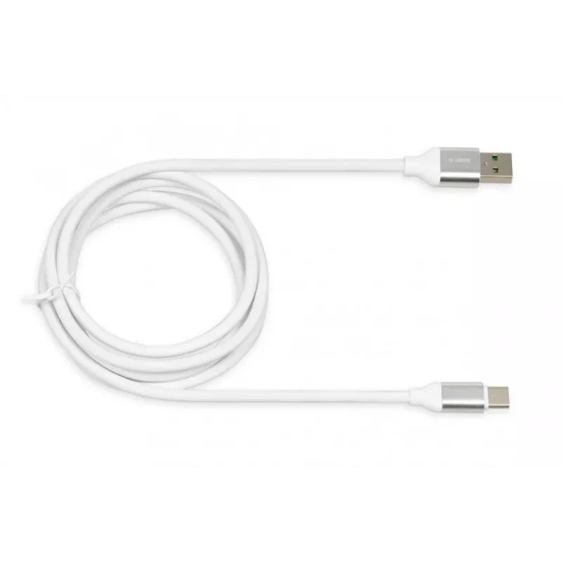 USB A į USB C kabelis IBOX IKUMTCWQC 1,5 m, USB 2.0, 3 A, baltas