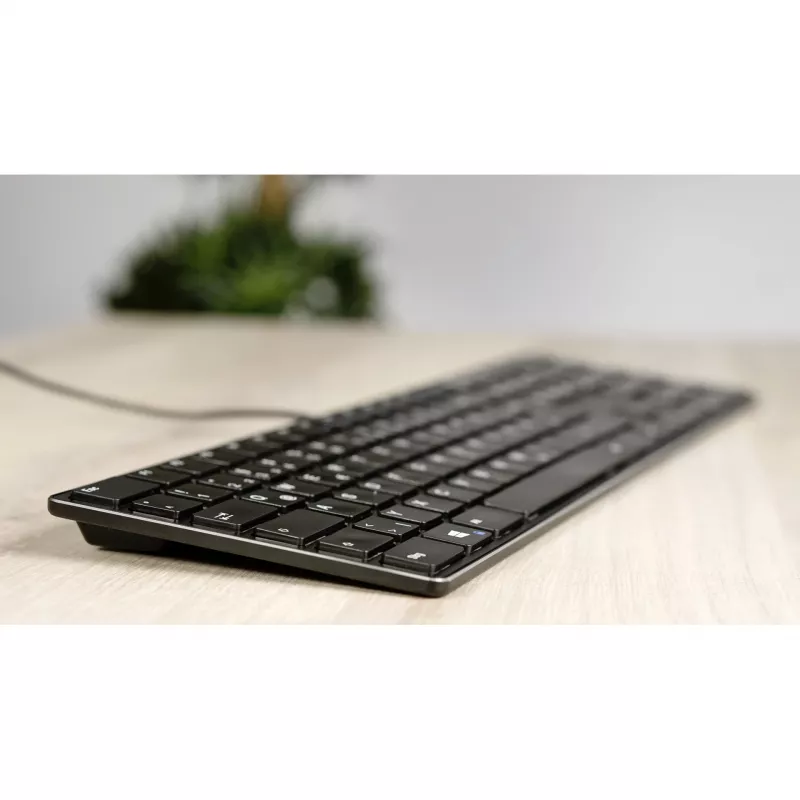Klaviatūra SPEEDLINK SL-640010-BK USB vokiška juoda viso dydžio 110 klavišų