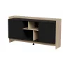 Cama PORTO 2D komoda 150x38x77 ąžuolas/juodas