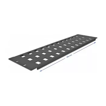 Keystone skydelis DeLOCK 19 colių Keystone pataisų skydelis 48 prievadų 3U juodas