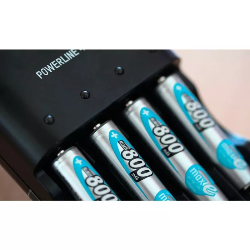 1x4 Ansmann maxE NiMH įkraunamos baterijos Micro AAA 800 mAh 5035042