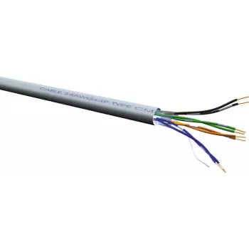 Tinklo kabelis VALUE 21.99.1685 Pilkas 300m Cat6a U/UTP