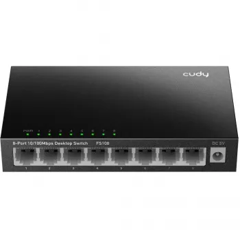 Nevaldomas komutatorius Cudy FS108 8 prievadų Fast Ethernet 10/100 juodas