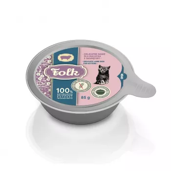 FOLK Kitten Delicate lamb dish - šlapias kačių maistas - 85g