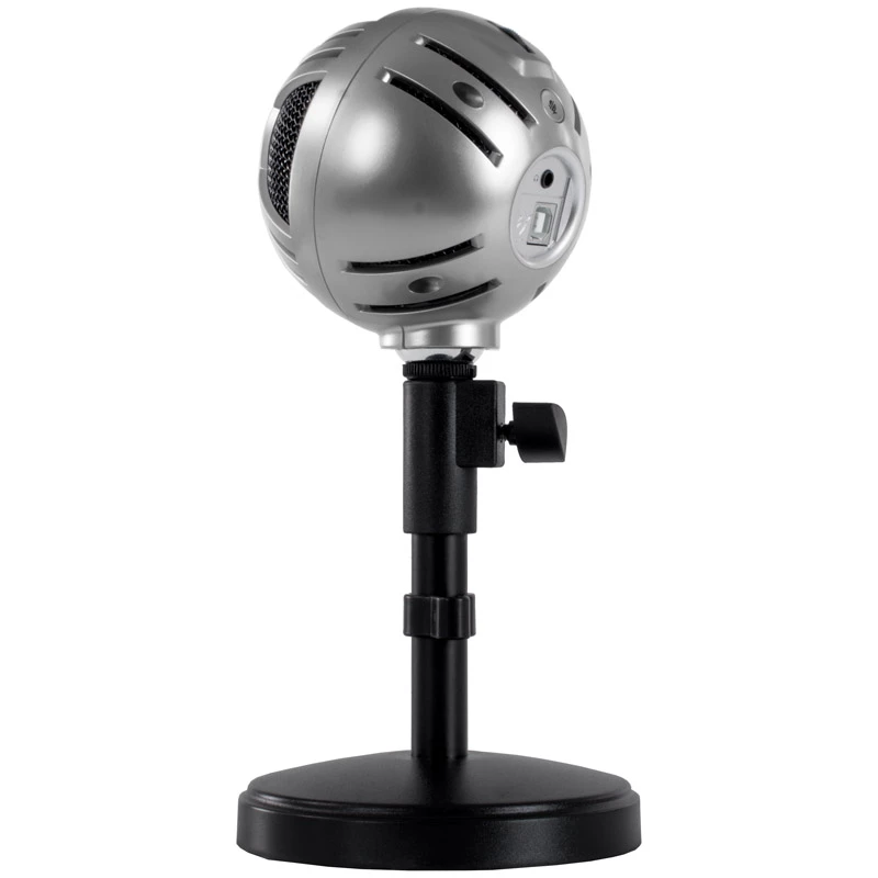 Arozzi Sfera stalinis mikrofonas, USB - chromas