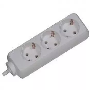 Maitinimo ilgintuvas Bachmann 3x Schuko H05VV-F 3G 1,50 mm² 16 A/3680 W 3 m