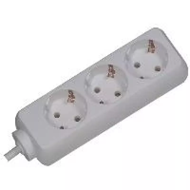 Maitinimo ilgintuvas Bachmann 3x Schuko H05VV-F 3G 1,50 mm² 16 A/3680 W 3 m