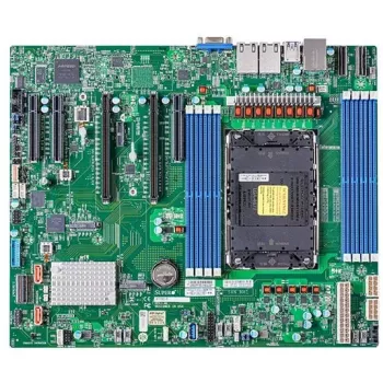 Super Micro SUPERMICRO X13SEI-F - Pagrindinė plokštė - ATX - LGA4677 Socket-E - Intel C741 mikroschemų rinkinys - USB 3,2 Gen 1 - 2 x Gigabit LAN - integruota grafika (MBD-X13SEI-F-B)