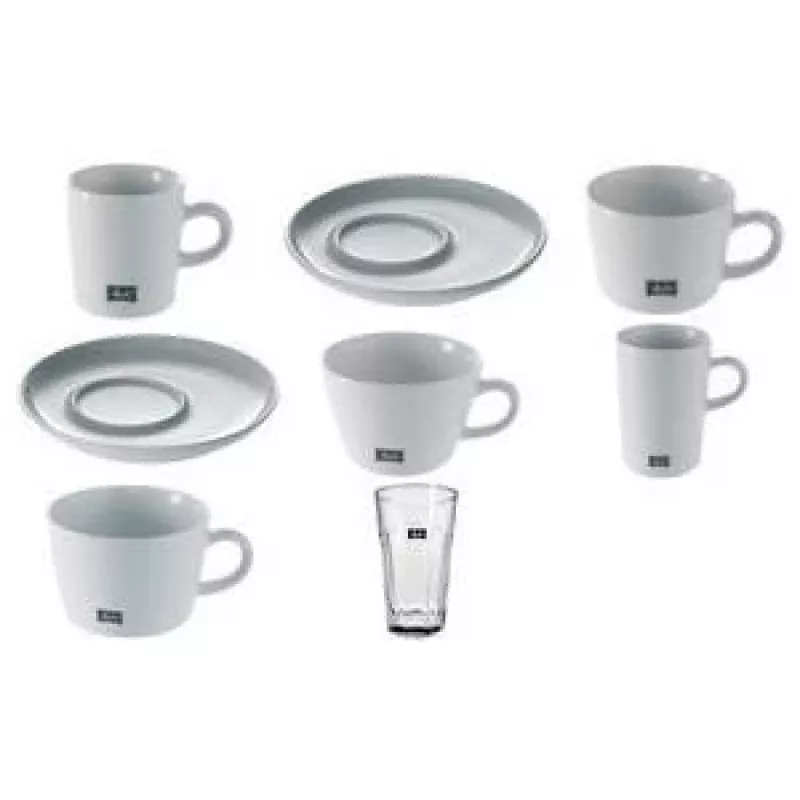 Kapučino puodelis MELITTA M-Cups 0,25 l porcelianinis baltas — 65 mm aukštis