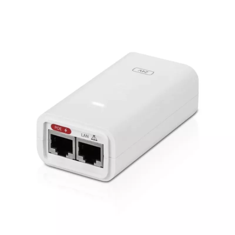 Ubiquiti POE-24-12W-G-WH PoE maitinimo šaltinis, 24V, 0,5A, 12W, Gigabit