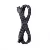 CableMod Universal Pro ModMesh 16-Pin į 16-Pin kabelis, su mova, StealthSense - carbon, 60 cm