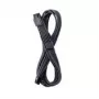 CableMod Universal Pro ModMesh 16-Pin į 16-Pin kabelis, su mova, StealthSense - carbon, 60 cm