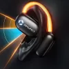 Belaidės ausinės Bluetooth 5.4 TZ13 ANC Spinner juodos