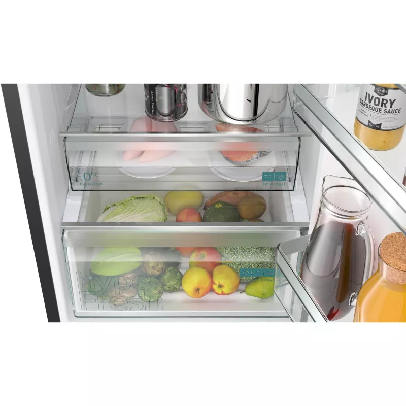 Siemens iQ300 KG39NXXCF šaldytuvas-šaldiklis Laisvai pastatomas 363 L Juoda