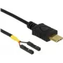 USB laidas DeLOCK 85396 0,3 m USB C juodas